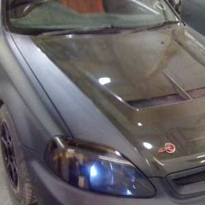 Front Tinted headlights with HID's