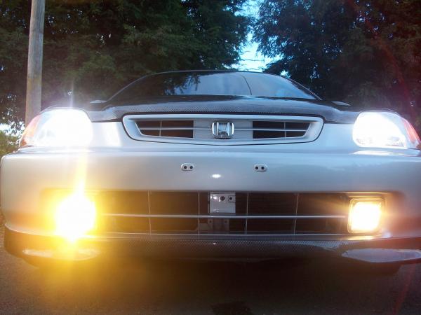 Clear Fogs with yellow bulbs