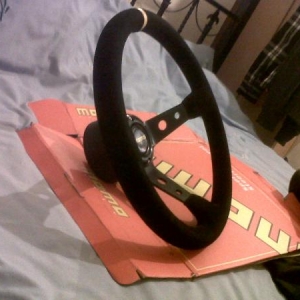 some lensos and deep dish steering wheel for my ej