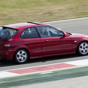 My red EK4 restyling.