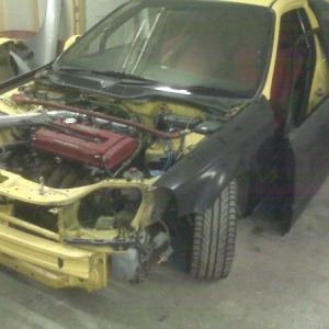 Getting new paint all over