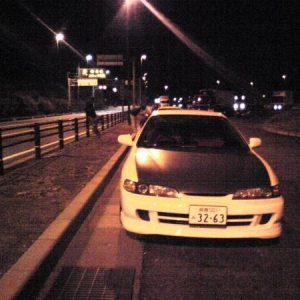 On Hakone Touge parking area