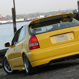 JDM EK CTR Rear Bumper & Lip Large