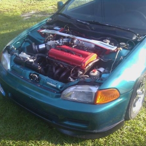 Red valve cover adds HP