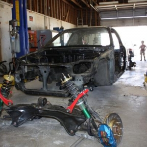 GETTING THE FRONT STRIPPED DOWN