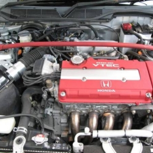 the engine bay
mugen power induction kit & mugen manifold