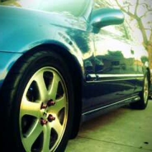 clean si rims, blox lug nuts