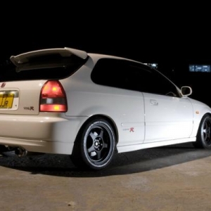 Civic EK9 Black Rims