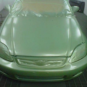 front end.... and no its not midori green