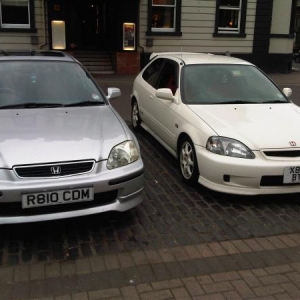 Me next to a good mates EK9.