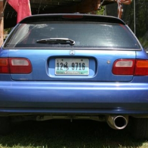 JDM EG6 5Zigen exhaust, ASR subframe brace, ITR rear swaybar, ITR suspension and rear LCA's