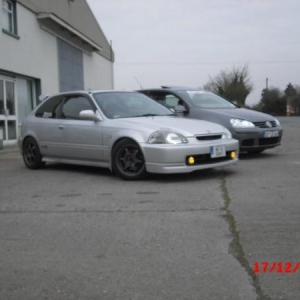 silver type r civic B18C