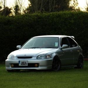 silver type r civic