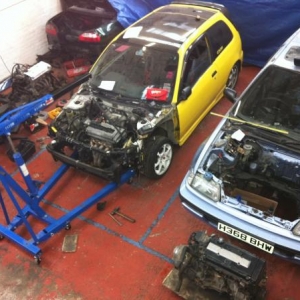 Conversion time!!
 B18 EF,
 B16 Toyota Glanza,
 B18 MGtf