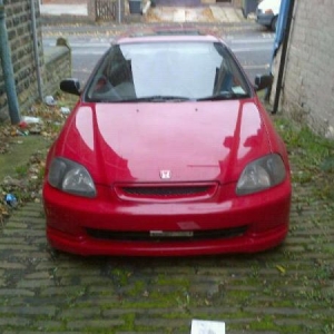 Smoothened front bumper,no numberplate holes :D