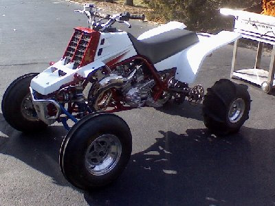banshee, +6 swinger, custom axis front and rear, 10mil cub, shearer in frames, 39mm carbs, coolhead