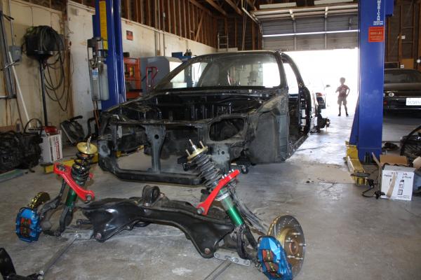 GETTING THE FRONT STRIPPED DOWN