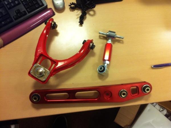 New lcr's, front and rear camber arms